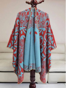 Soft Abstract Patterned Shawl